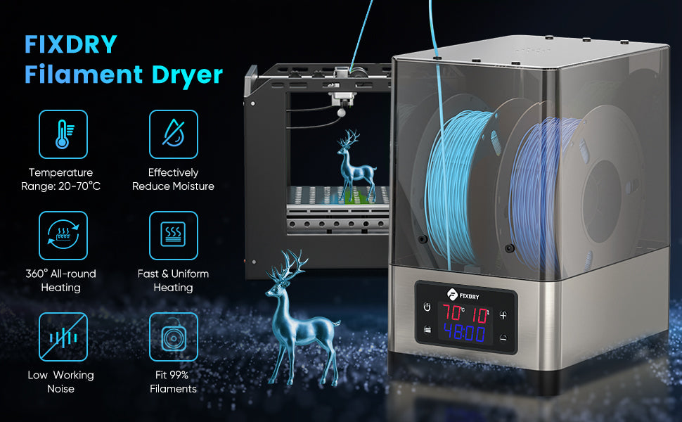 Unlocking the Power of 3D Printing with the Filament Dryer