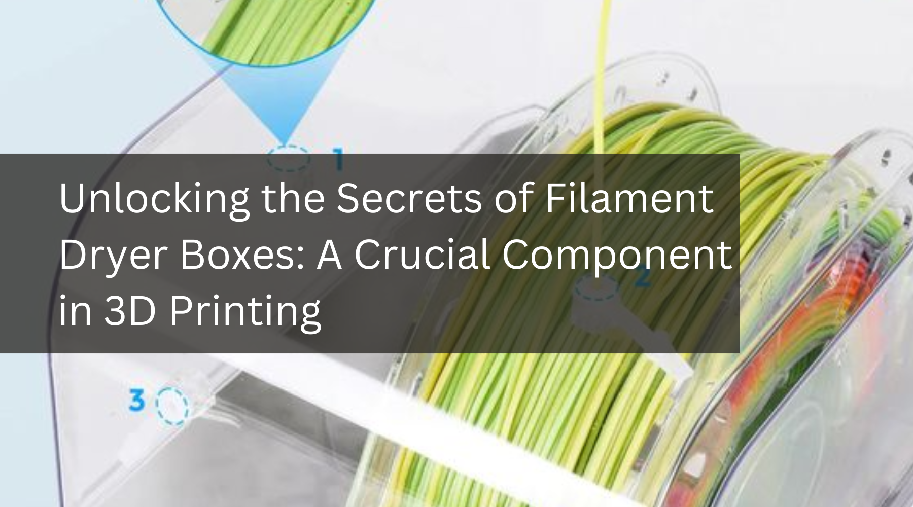Unlocking the Secrets of Filament Dryer Boxes: A Crucial Component in 3D Printing