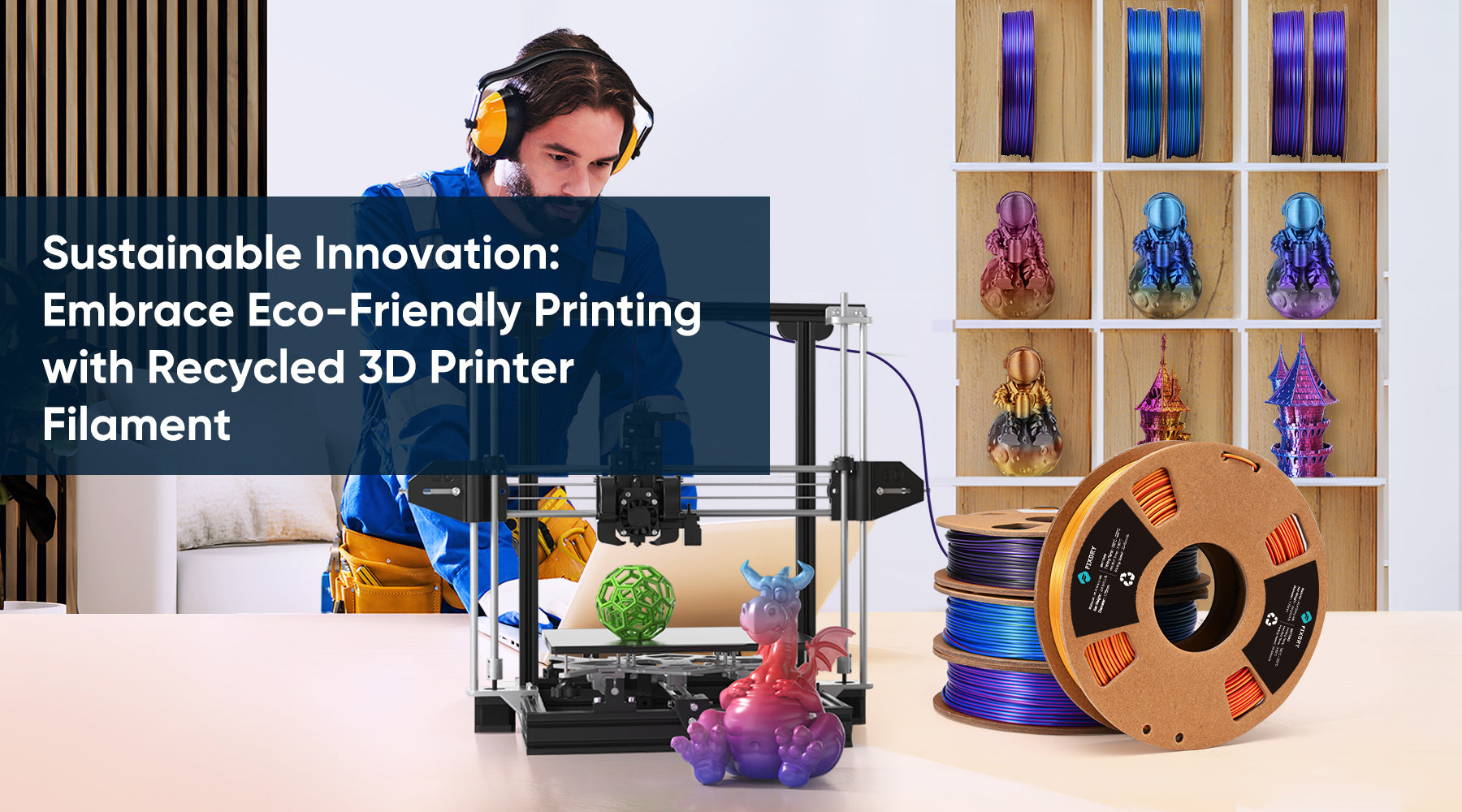 Sustainable Innovation: Embrace Eco-Friendly Printing with Recycled 3D Printer Filament