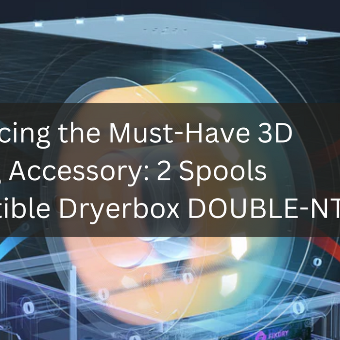 Introducing the Must-Have 3D Printing Accessory: 2 Spools Compatible Dryerbox DOUBLE-NT1