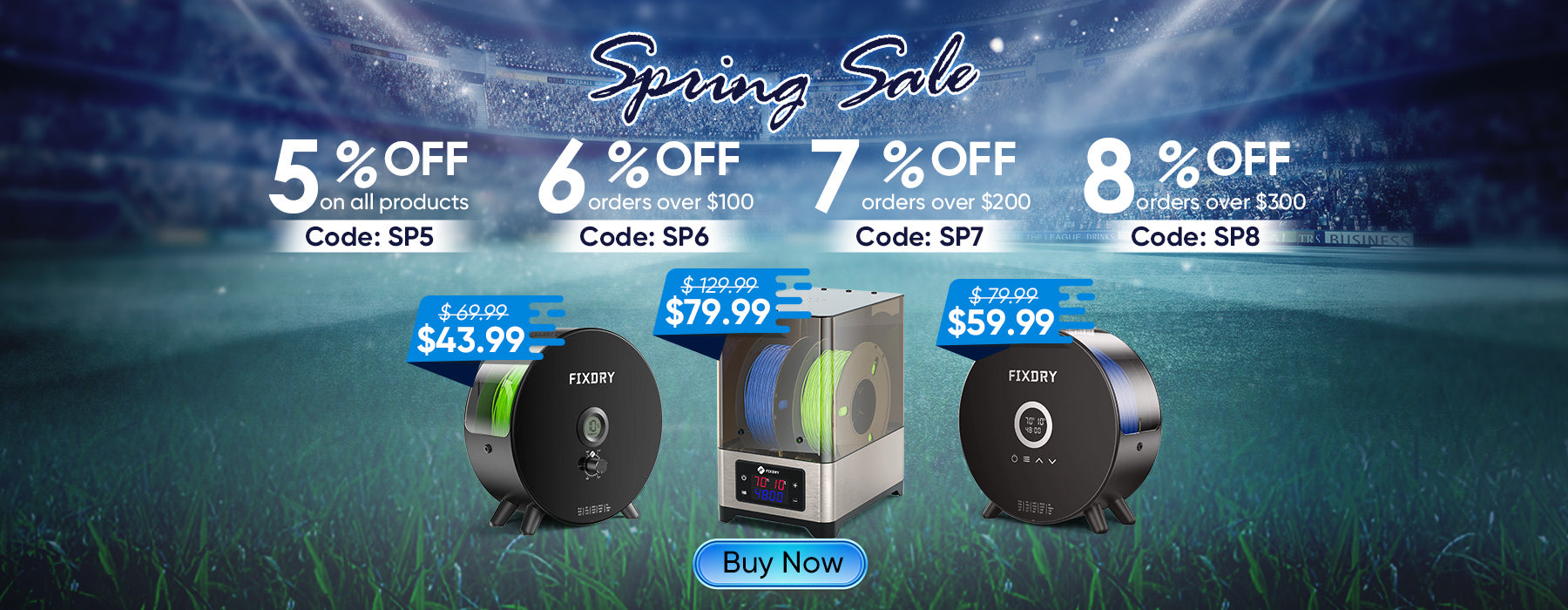 Spring Sale: Get Ready to Refresh Your Filament with Fixdry Deals!