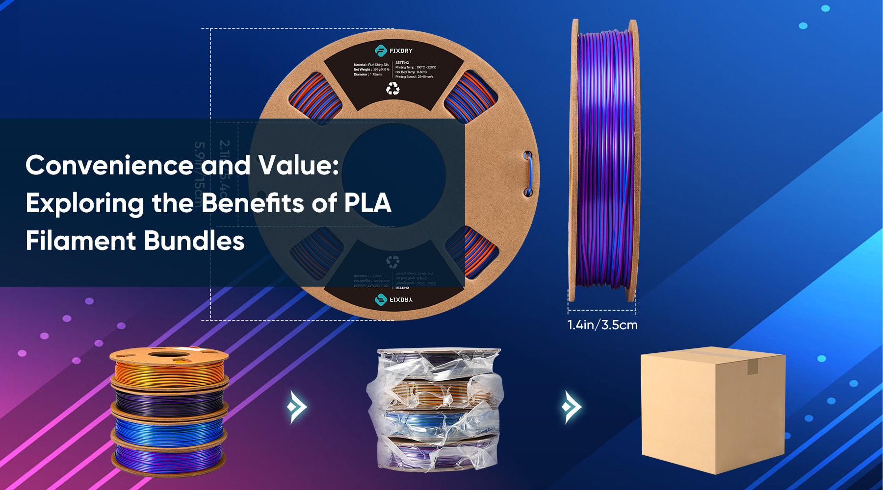 Convenience and Value: Exploring the Benefits of PLA Filament Bundles