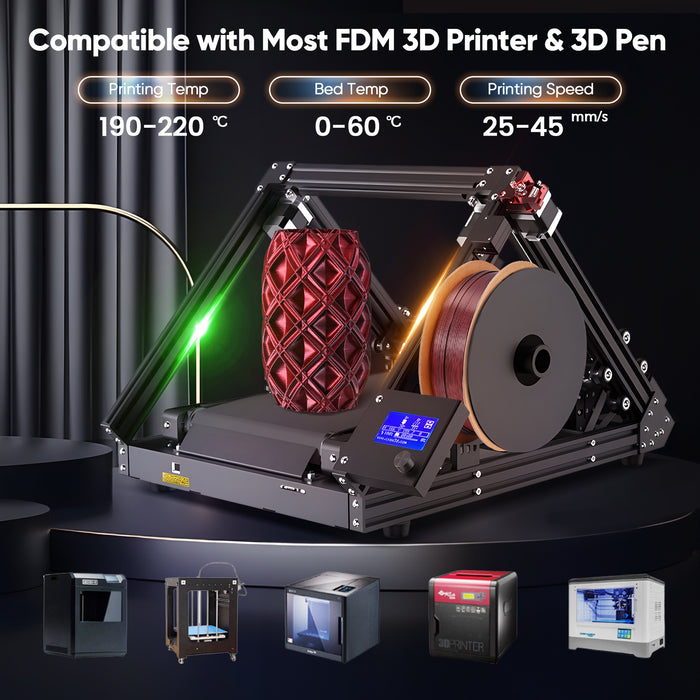 FIXDRY 3D Printer Filament Black and Red Material