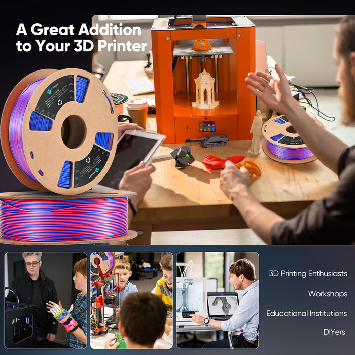 FIXDRY 3D Printer Filament Dual Colors Material