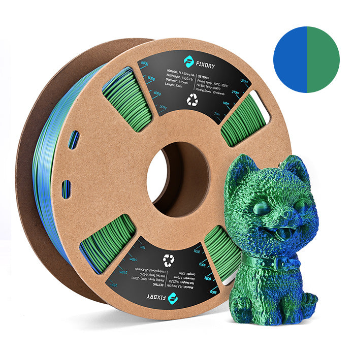 FIXDRY 3D Printer Filament Blue and Green Material