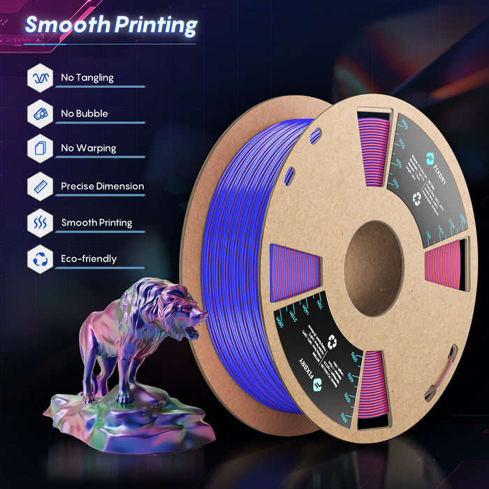 FIXDRY 3D Printer Filament Triple Colors Red Green and Blue Material